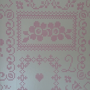 Pip Collection - Cross Stitch wallpaper