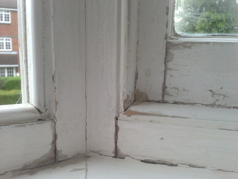 Window frame - before