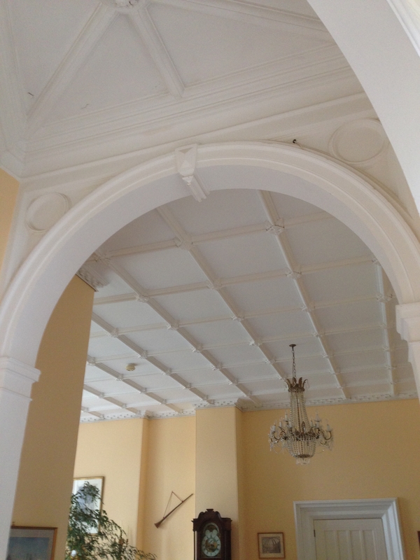 Intricate plasterwork - finished