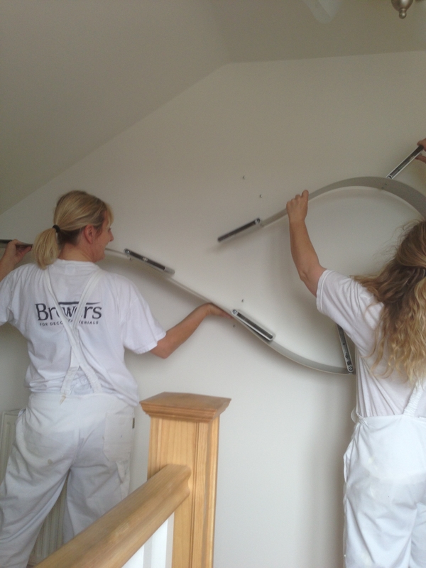 Removal of shelf prior to painting