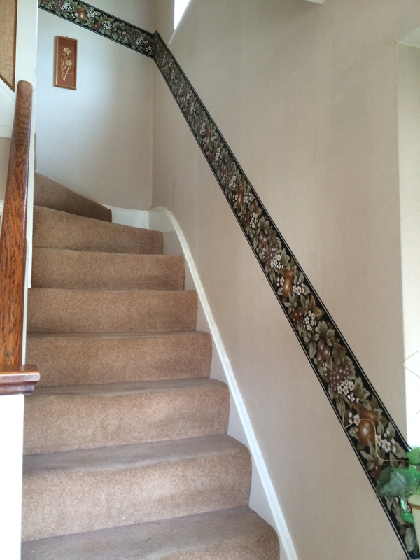 Walls ready for wall paper stripping