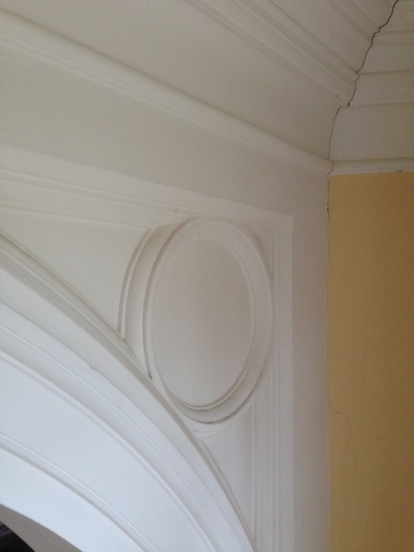Intricate plasterwork - finished