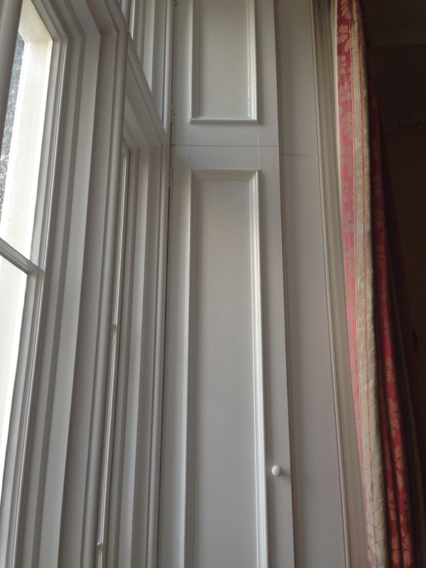 Finished internal shutter