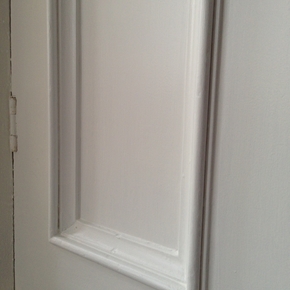Completed panelling
