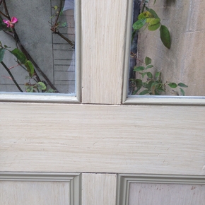 Pet damage - door frame - renovation complete