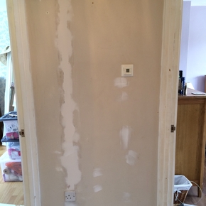 Wall repair & prep for painting